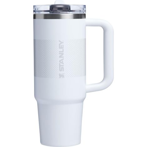 STANLEY Quencher ProTour Flip-Trinkbecher mit auslaufsicherem Deckel 1,2 l Integrierter Strohhalm & Henkel Tassenhalter-kompatibel für unterwegs Vakuumisolierter Edelstahlbecher BPA-frei (1/2)