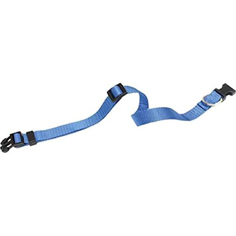 CROCI Collare Nylon 10x330 mm blu