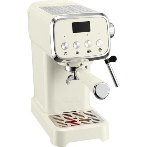 Macchina da caffè espresso portafiltro da 20 bar con montalatte e serbatoio dell'acqua rimovibile da 1,2 litri per la preparazione di espresso sul posto. (1/5)