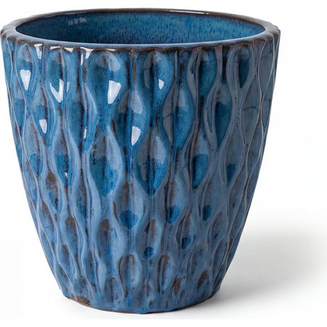 Vaso MONET 38x38cm blu antico