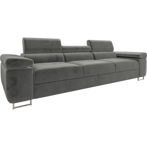Sofá Comfivo Vinetum III, Polo 894, 263x102x70cm, Tapiz, Patas: Metal, Plástico (1/5)