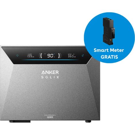 Anker SOLIX Solarbank 4 E5000 Pro + 1 × BP5000 Stockage 10,048 kWh
