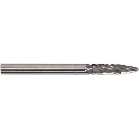 Sealey Micro Carbide Burr Ball Nose Tree - Pack of 3 MCB006