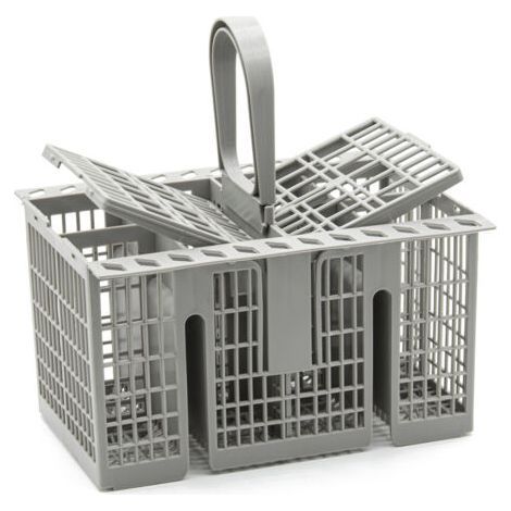 Cestello portaposate per lavastoviglie Hotpoint – Compatibile con i modelli 99673-8729, C00257140, C00386607 – Manico removibile – Resistente al calore (1/5)