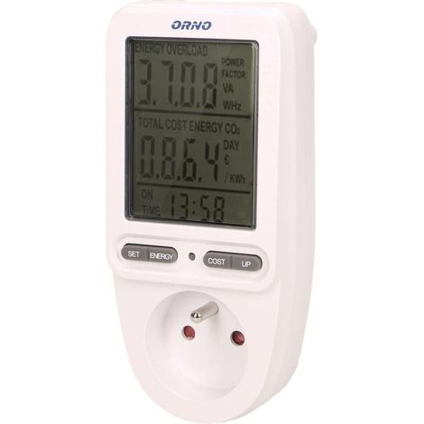 Wattmetro, calcolatore di energia con display LCD OR-WAT-435 (1/5)