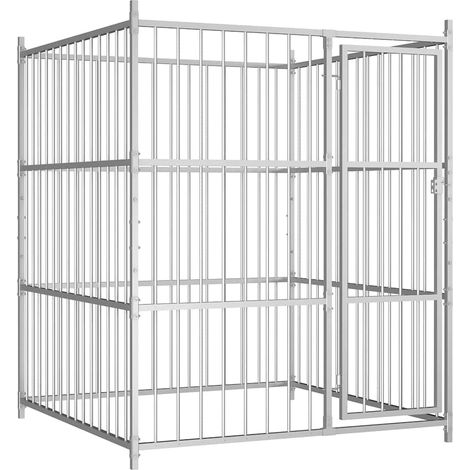 vidaXL Perrera de exterior 150x150x185 cm (1/4)