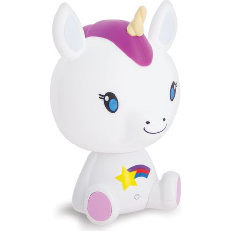 Veilleuse Licorne LED, intensité variable, USB rechargeable, RVB / Blanc chaud (1/5)