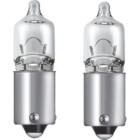 2x ampoule 12V 6W BAX9S transparent auto moto scooter universel éclairage lumière