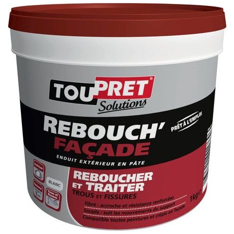 1 kg Fassadenspachtelpaste, für Außenfassaden Toupret