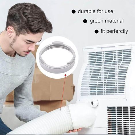 Coupleur de tuyau d'échappement pour climatiseur - modèle portable - 15/15,2 cm - rond - pour climatiseur mobile (1/5)