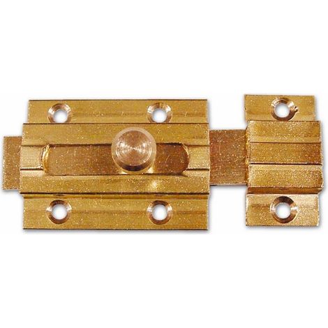 Catenaccio Trasversale in Ottone Lucido 60 mm Art 519 cf. 25 Pz (1/2)
