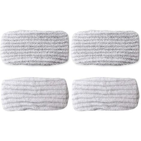 4 Lingettes Chiffon Microfibre Lavable 100 Fois Compatible Rowenta Clean Steam Sol Dur Parquet Carrelage (1/5)
