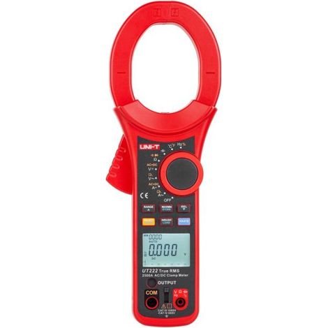 2500A AC/DC Clamp Meter Model UT222