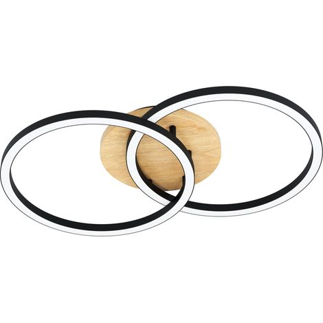 Plafonnier LED connecté, lampe de plafond cercle (1/5)