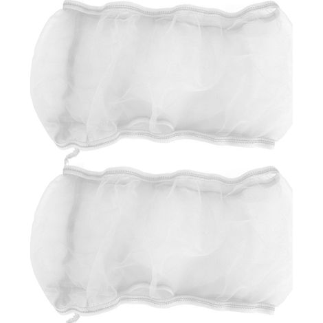 2er-Pack Vogelkäfigabdeckung aus Polyestergewebe mit Samenauffangfunktion, universelles Papageienkäfigzubehör, Weiß, Größe S (1/5)