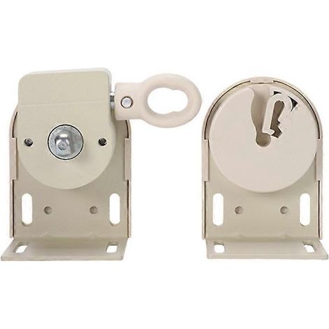 Pièces de rechange pour rideaux enrouleurs coupe-vent d'extérieur : support de suspension métallique (1/5)