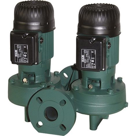 Pompe en ligne double KLP 40/1200T à brides DN40 HMT 12 mCE chauffage et climatisation et sanitaire - THERMADOR DKLP401200T
