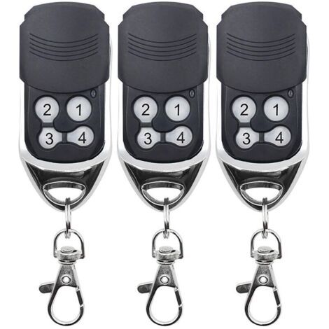 Control remoto universal para portón de 433 MHz, control remoto de repuesto para puerta de garaje, copia de alta precisión, código fijo, código variable, compatible con controles remotos DOORHAN MOTOR