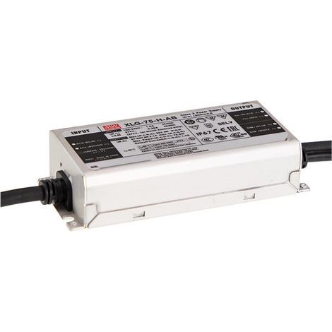 Mean Well XLG-75-H-A Driver de LED à puissance constante 75 W 1300 - 2100 mA 27 - 56 V/DC circuit PFC, réglable, protec (1/2)