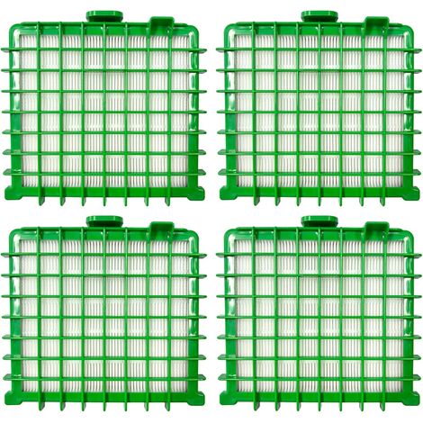4 Packs of HEPA Filters Compatible with Rowenta Silence Force ZR002901, RO5762 and RO5921 Compatible with Silence Force Extreme, X-Trem Power and W-Trem Power XL