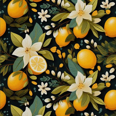 Tissu d'ameublement extérieur Oxford - Motif fruits  DX6480 (1/5)