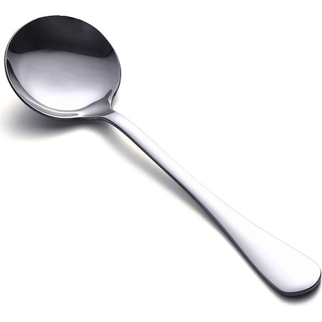 Cuillère À Soupe - Bol Profond Ronde En Acier Inoxydable - Lot De 3 (1/5)