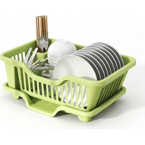Panier de rangement de cuisine pour roulettes vert 4-6 (1/5)