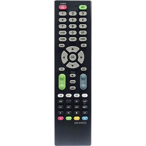 Universelle LED/LCD-TV-Fernbedienung, markenübergreifende Ersatzfernbedienung mit Tasten für verschiedene Netzwerkplattformen
