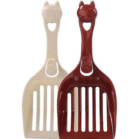 Lot de 2 pelles à déchets en plastique (1/3)