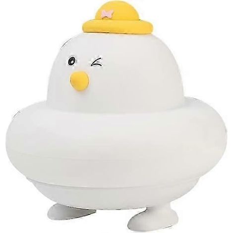 Cartoon Creative Gift led Chick Silicone Night Light Warm Bedroom Bedside with Progressive Dimmable Warm Light Touch&Tap Control for Baby,Kids Bedroom (1/4)