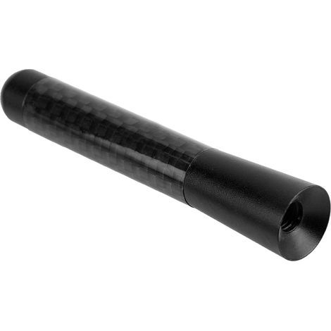 3" kurze Radioantenne aus Kohlefaser für universelle Fahrzeugindividualisierung (Schwarz)