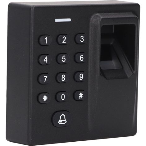 Fingerabdruck-Türschloss, Zutrittskontrolle, ABS, USB, programmierbar, für Zuhause oder Büro, 12 V DC (1/5)
