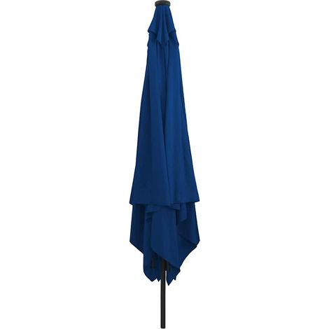 Parasol de jardin，Parasol d'extérieur Bleu et Noir 295 x 295 x 245 cm CFW18593 (1/5)