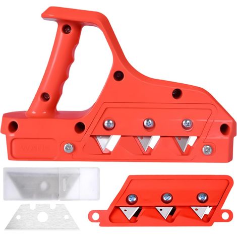 Outil De Découpe Pour De Plâtre Outil De Coupe Menuiserie À Poussée  Rabot Coupeur À 45 Et 60 Degrés Pour De Plâtre Pour Plinthe Et Garniture Plâtre Construction Murale (1/5)