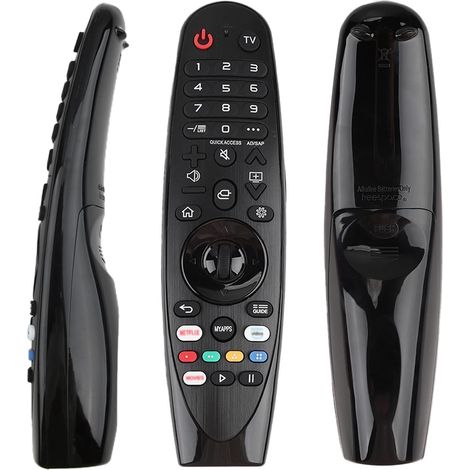 Télécommande universelle pour téléviseurs intelligents LG, sans commande vocale ni pointeurs. (1/5)