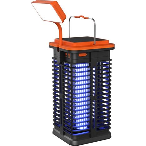 3W Solaire Lampe anti moustiques d'extérieur rechargeable USB 3 en 1 lanternes LED lampe solaire portable étanche IPX4 Lampe torche de camping (1/5)