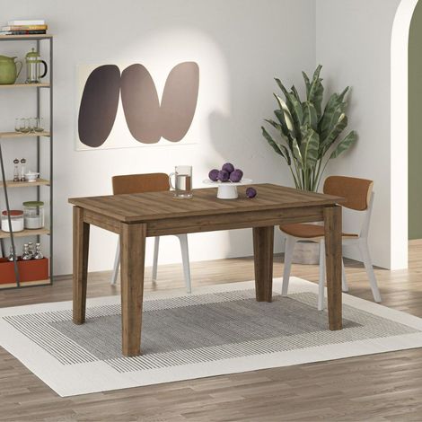 Tavolo allungabile Megaron 120x80 cm colore noce hitit (1/5)