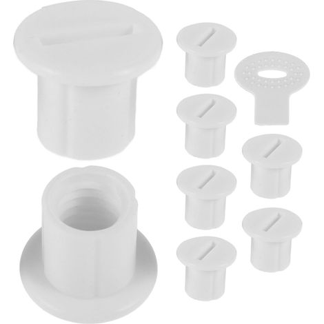 Vis d'échelle de Toilette d'entraînement 1 Set Plastique Blanc pièces de Rechange Simples pour échelle de Toilette dans Salle de Bain Enfants (1/5)