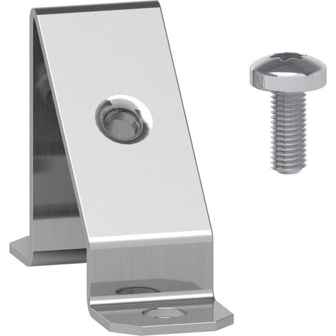 Supports de fixation pour rail 45d avec angle de 45° et matériau résistant. (1/4)