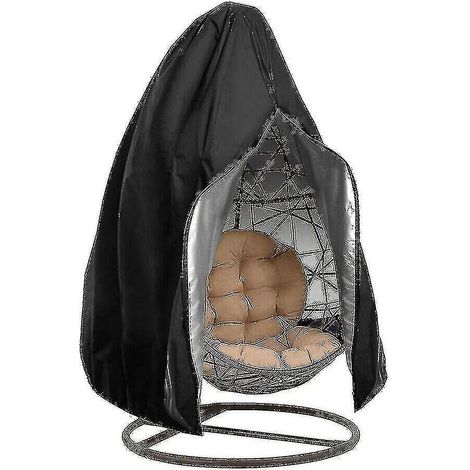 Housse de protection Oxford Zipper pour chaise suspendue, 190 x 115 cm, imperméable, pour jardin et autres espaces extérieurs. (1/5)