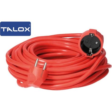 Rallonge Talox Rouge 2P+T 3x1,5 15m DGYFB-04/15