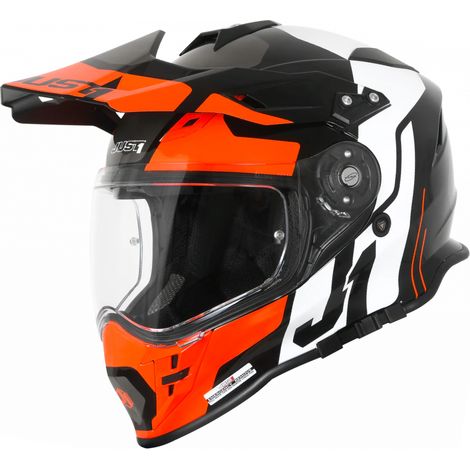 Casque JUST1 J34 PRO tour orange-noir taille L (1/5)