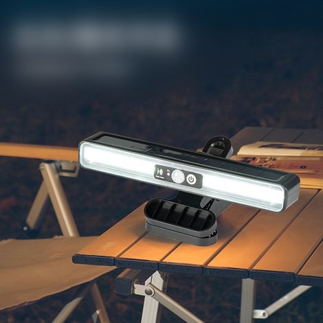 lampe solaire a pince 36 led 5630 blanc chaud detecteur de mouvement etanche sans installation pour jardin et exterieur (1/3)