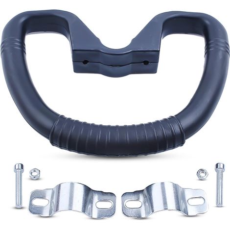 1 - Guidon - Poignée - Remplacement Pièce 4130 790 1316 - Compatible Débroussailleuse Stihl FS55 FS80 FS120 - Accessoire Jardinage - Noir - 25,0cm (1/5)