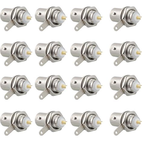 20 connecteurs BNC femelles pour montage sur panneau de châssis, accessoires pour moniteur