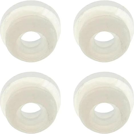 Lot de 4 joints pour levier de vitesse automatique - Blanc - Manchette en caoutchouc résistant à l'usure - Pour Ford Fiesta Focus 4S6P7412AB (4S6P7412AB)