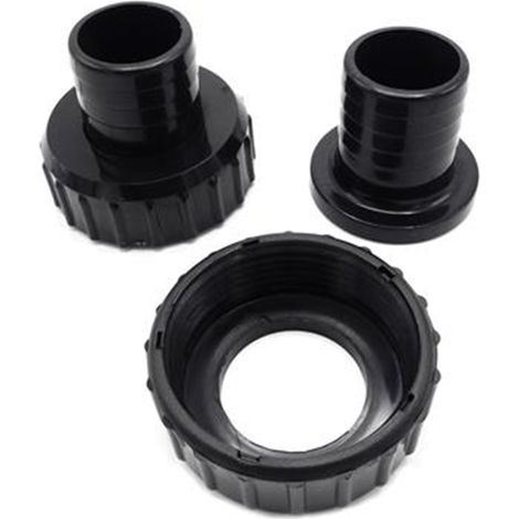 Ubbink – Raccord de robinetterie Ø 38 mm – Joint et écrou inclus – Compatible avec pompes Poolmax – PVC pour filtration