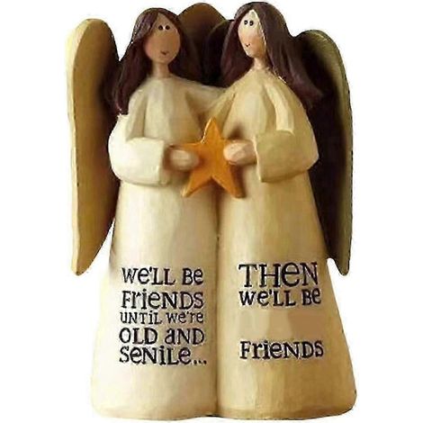 Engelstatue der Freundschaft – Geschenkidee für Freundinnen, Gedenkskulptur für Schwestern und Freundinnen-As Shown (1/5)