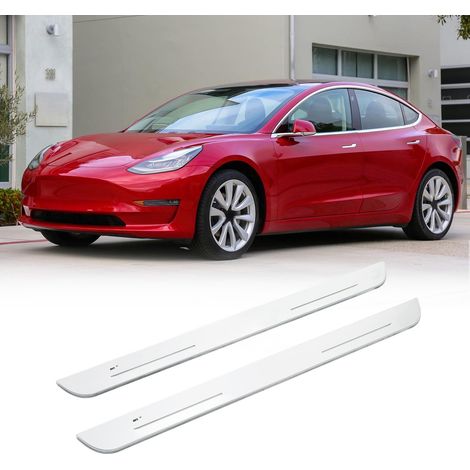 (Video verfügbar) Kabelloser LED-Begrüßungssensor am Fußpedal, LED-Einstiegsleiste, Atmungseffekt, Dauerlicht, sieben Farben, kompatibel mit Model 3 (mit integriertem Akku) für die Haustür (1/5)