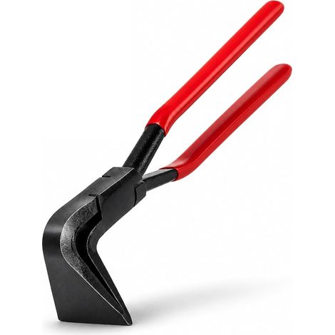Pince à Plier 90° - 1 Pièce - Acier au Carbone - Pliage Tôle Précis - Toiture et Zinguerie - Rouge 60mm (1/5)
